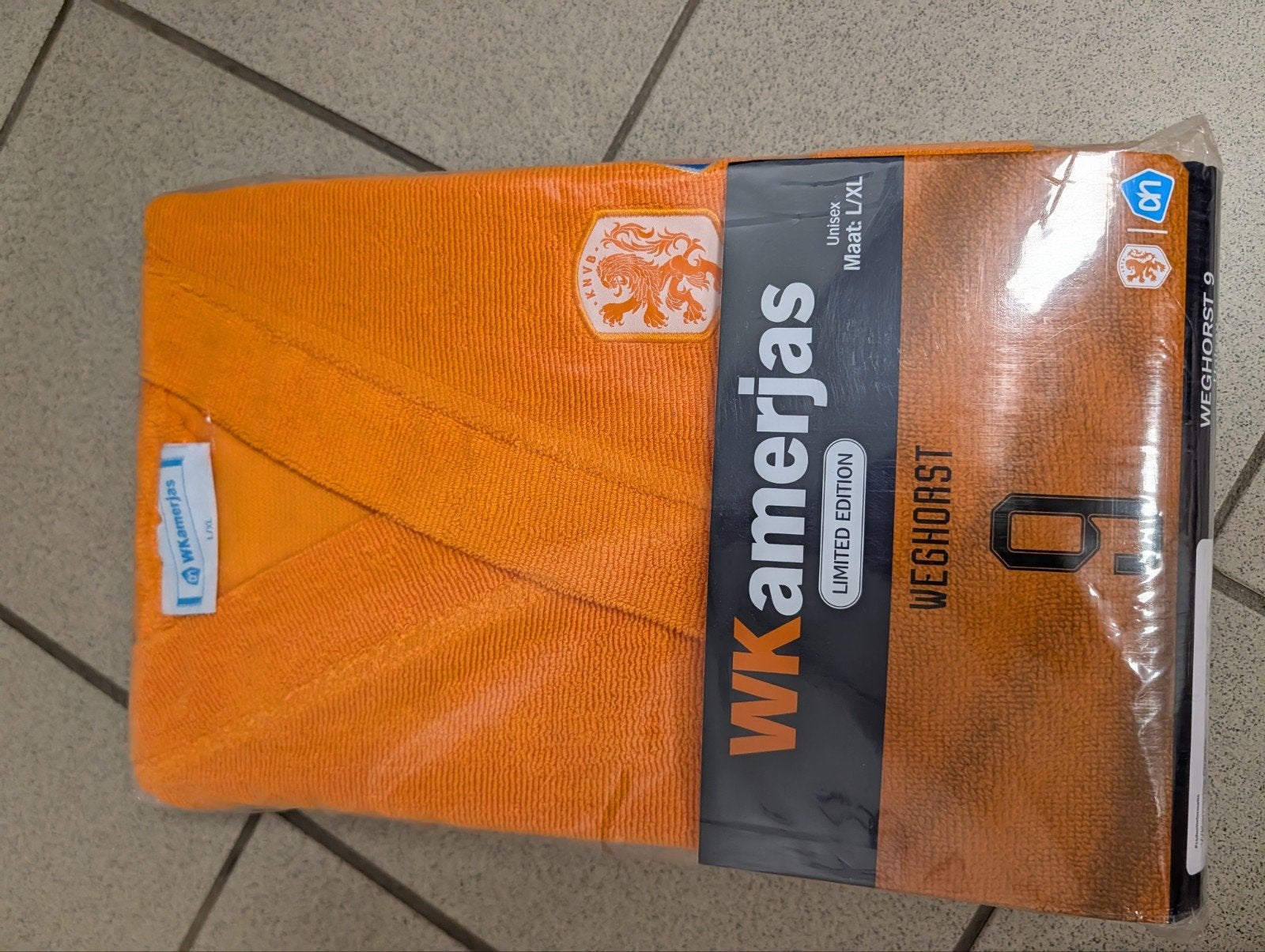 WK Kamerjas Limited Edition Weghorst Oranje L/XL, WK Kamerjas, Ophalen of Verzenden, Nieuw