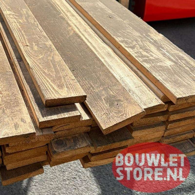 Vuren planken | vurenhout plank 22x100mm geschaafd | 4500 mm, Minder dan 25 mm, Nieuw, Ophalen of Verzenden, Plank