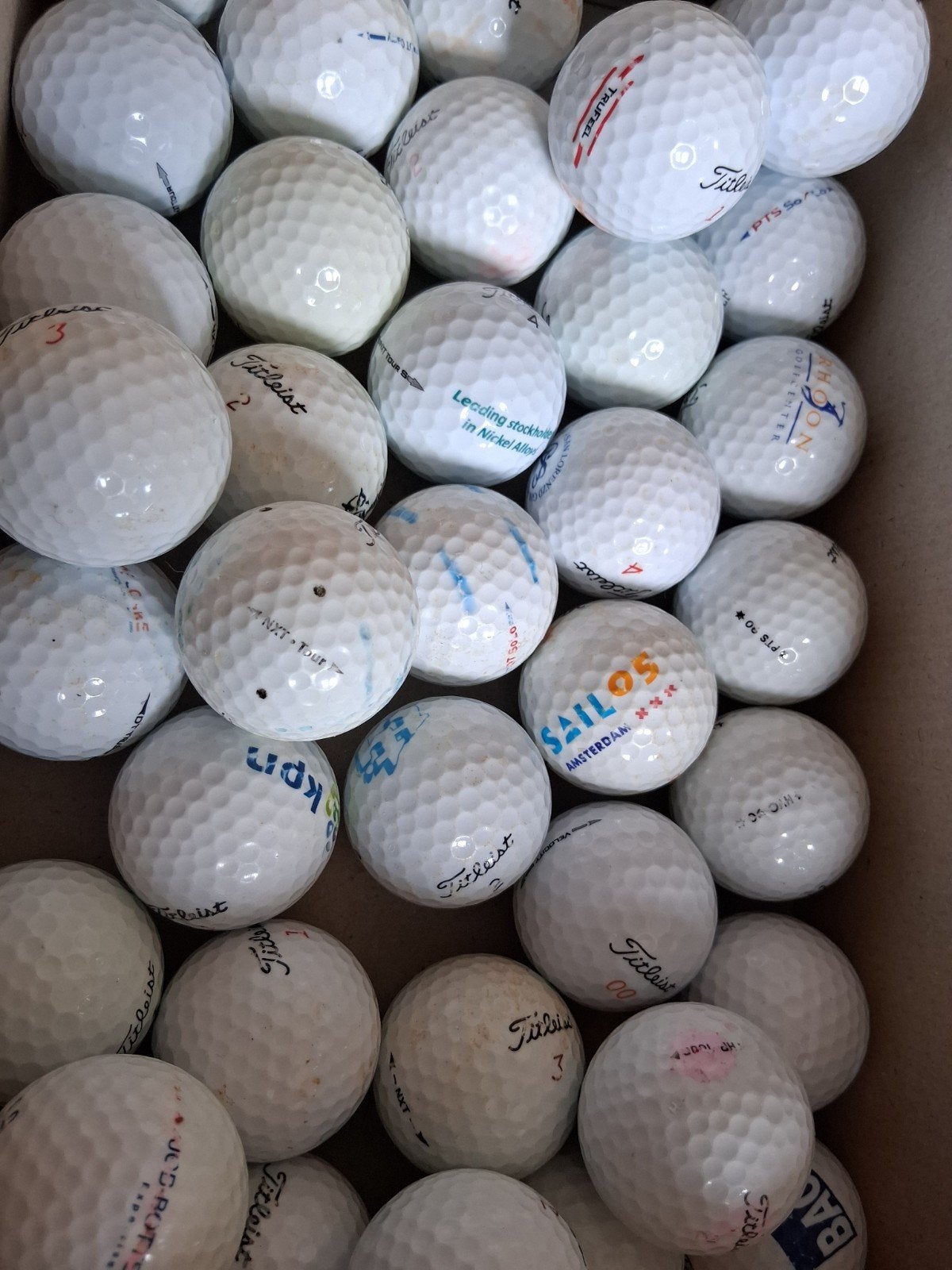 40+ Titleist golfballen, Ophalen of Verzenden, Zo goed als nieuw, Bal(len), Overige merken