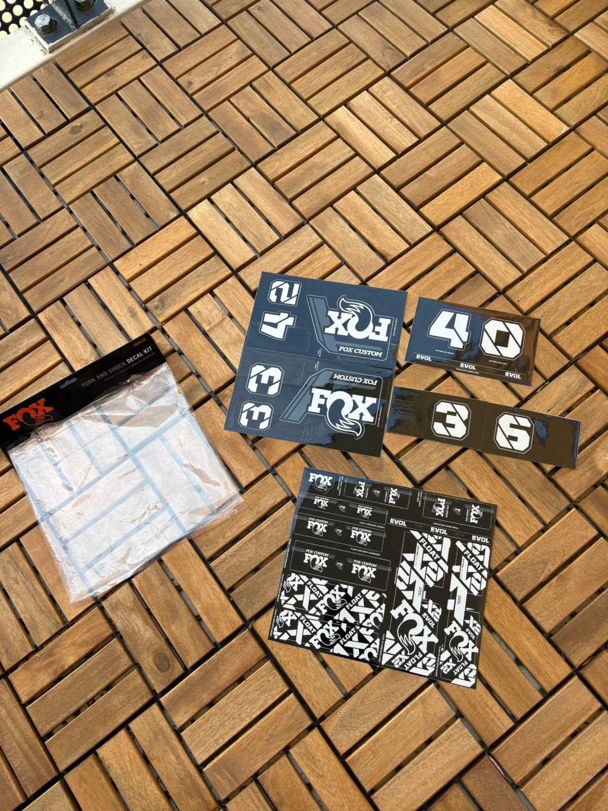 Fox custom stickers vork en demper, Fully, Ophalen of Verzenden, Nieuw, Overige merken