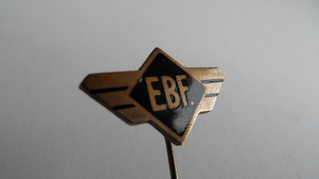 EBF bromfiets spoelen speld, geëmailleerd, Verzenden, Gebruikt, Merk, Speldje of Pin