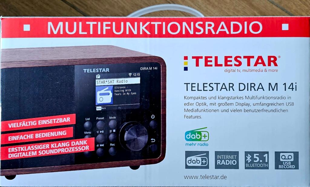 Telestar TEL DIRA M14I wekker internet radio DAB+ bluetooth,, Audio, Tv en Foto, Radio's, Ophalen of Verzenden, Nieuw