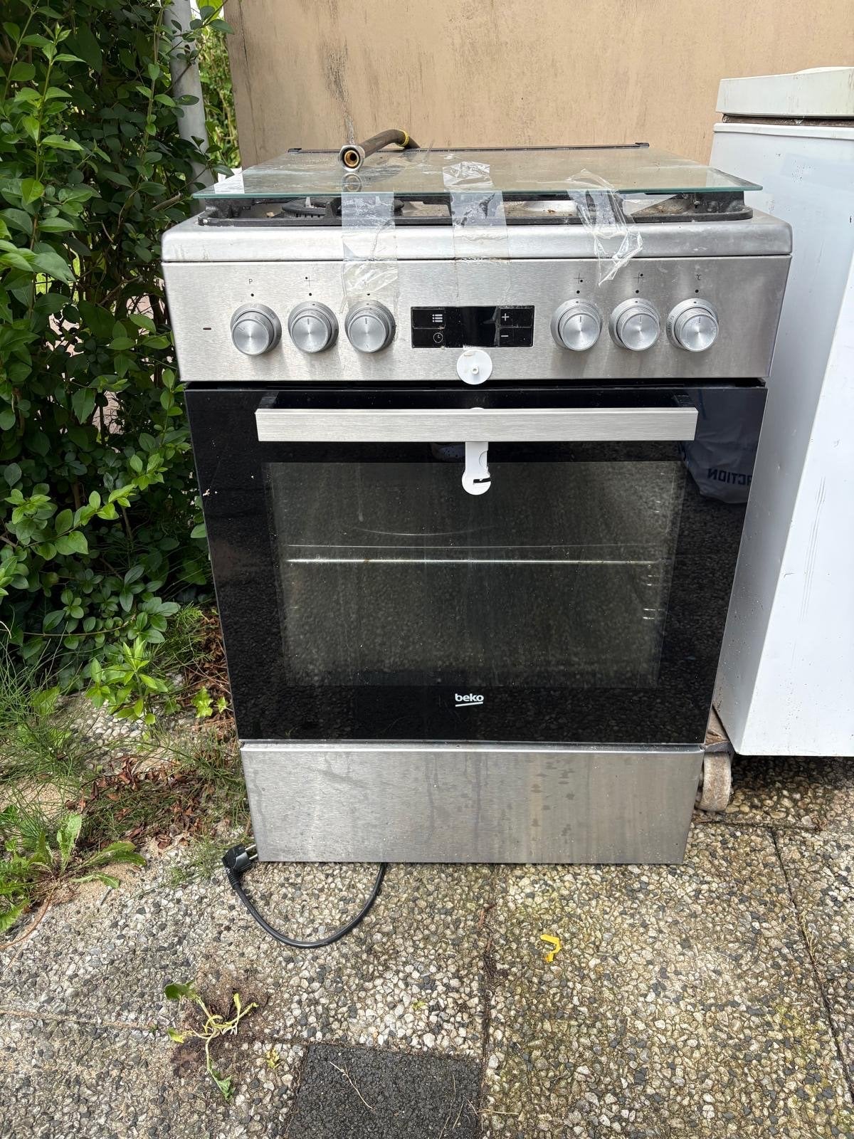 Beko Gasfornuis met Oven - Gebruikt, Gebruikt, Gas, 85 tot 90 cm, 4 kookzones