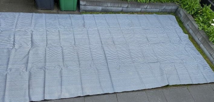 Voortent tapijt/vloerkleed 250x500cm, Caravans en Kamperen, Caravan accessoires, Ophalen, Zo goed als nieuw