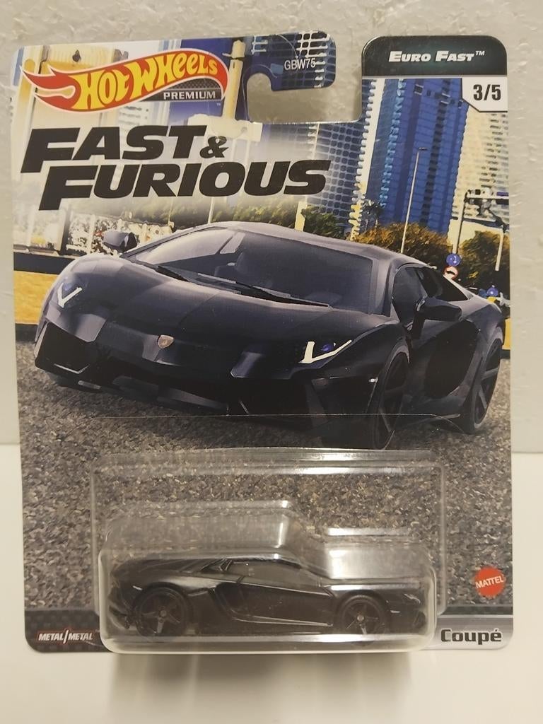 Hot Wheels Fast & Furious Lamborghini Aventador coup 3INCH, Ophalen of Verzenden, Zo goed als nieuw, Auto