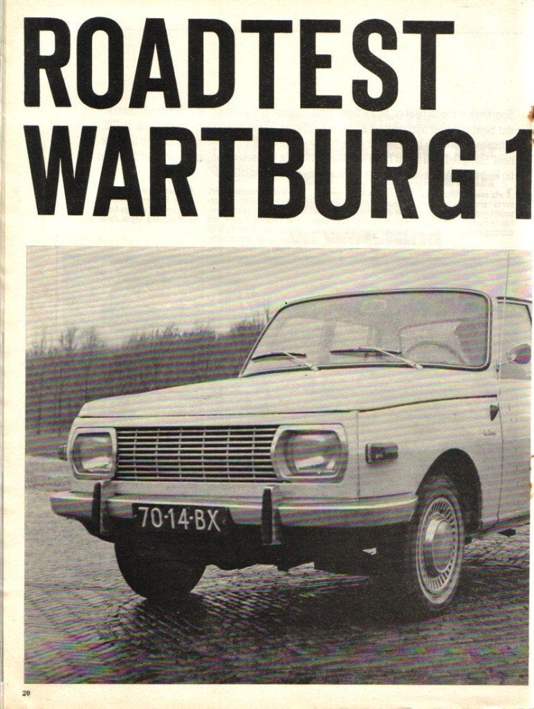 Autovisie test Wartburg 1000 December 1966, Ophalen of Verzenden, Gelezen, Overige merken