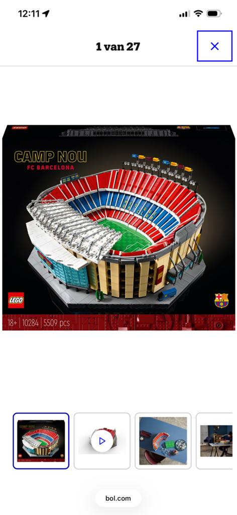 Lego 10284 Camp Nou FC Barcelona geseald, Ophalen, Nieuw