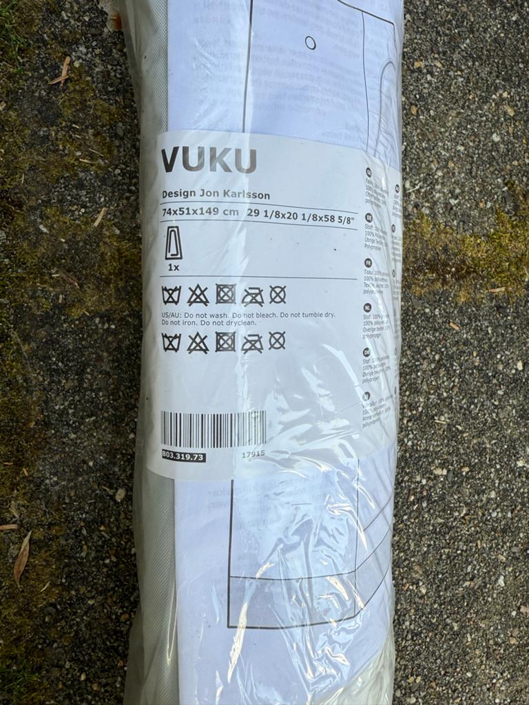 IKEA VUKU Kledingkast 74x51x149 cm - Nieuw in verpakking, Ophalen, Kunststof, 100 tot 150 cm, Nieuw