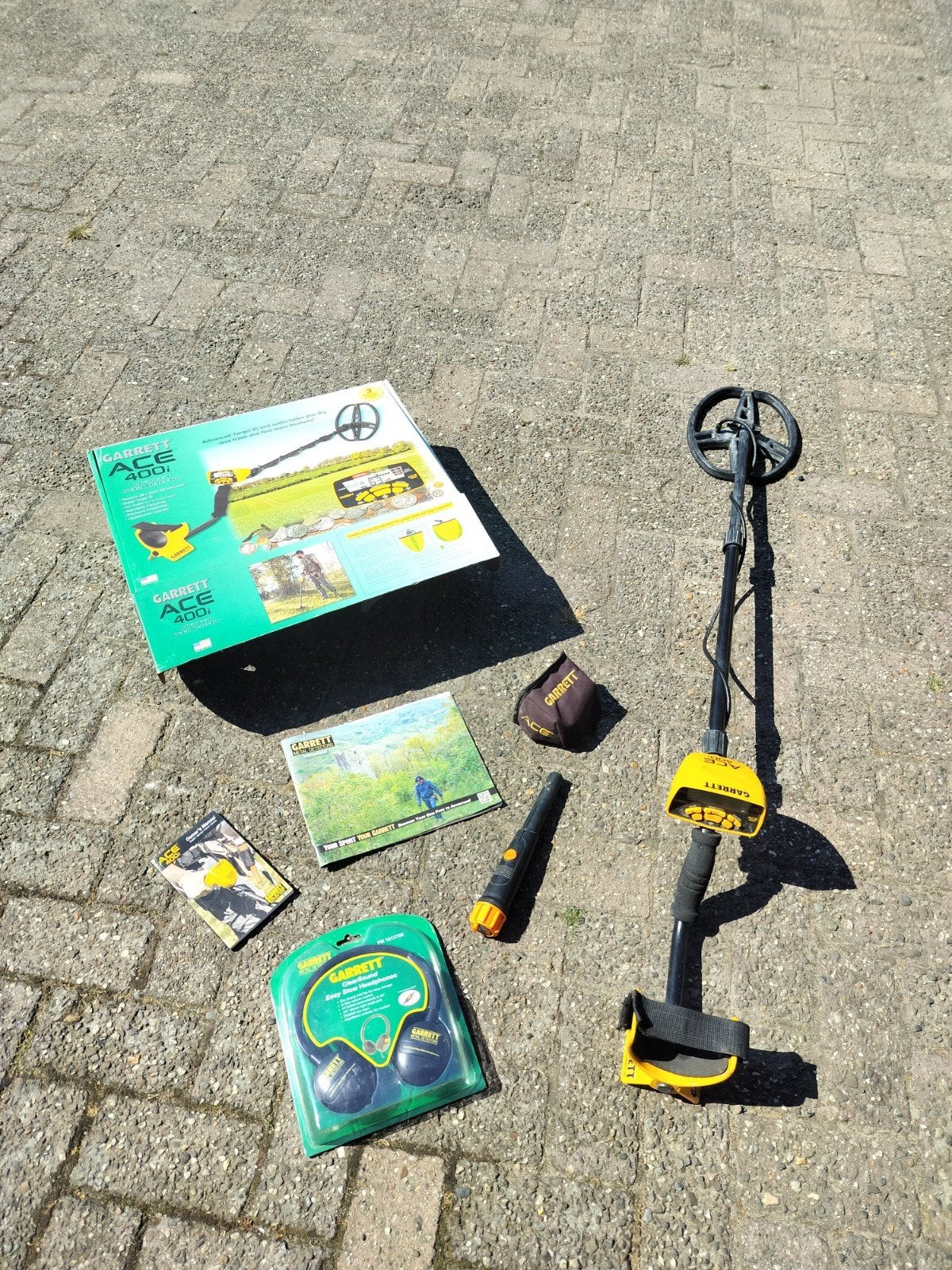 Garret ace 400i pinpointer  metaaldetector 400 ace, Ophalen, Zo goed als nieuw, Garrett