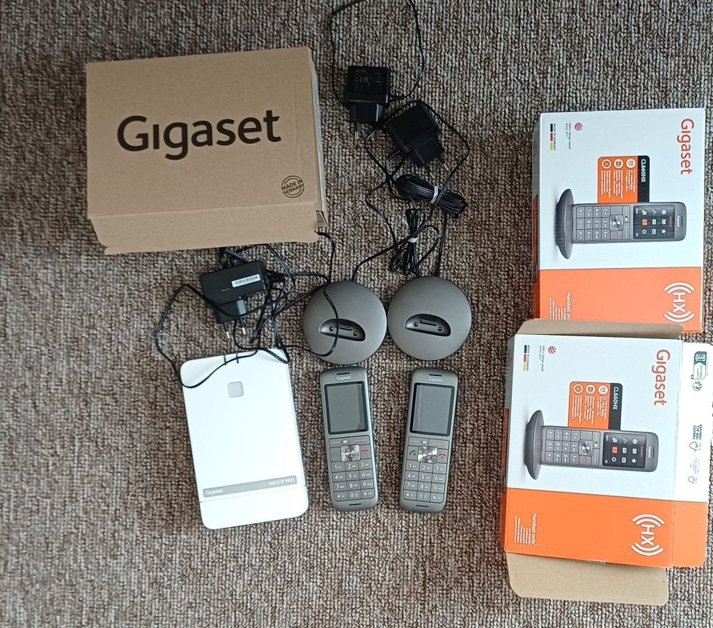 DECT Gigaset N610 IP PRO + 2x CL660HX Handsets, Ophalen, Nieuw, 1 handset