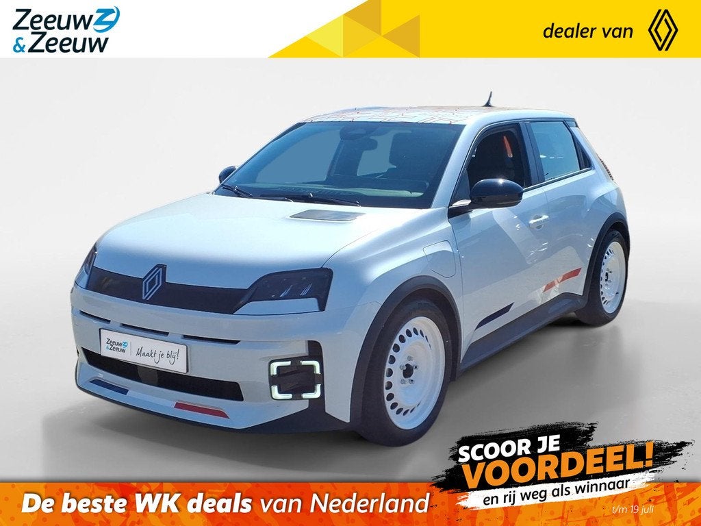 Renault 5 urban range evolution 40 kWh Rallye uniek exemplaa, Auto's, Renault, Bedrijf, Te koop, ABS, Airbags, Airconditioning