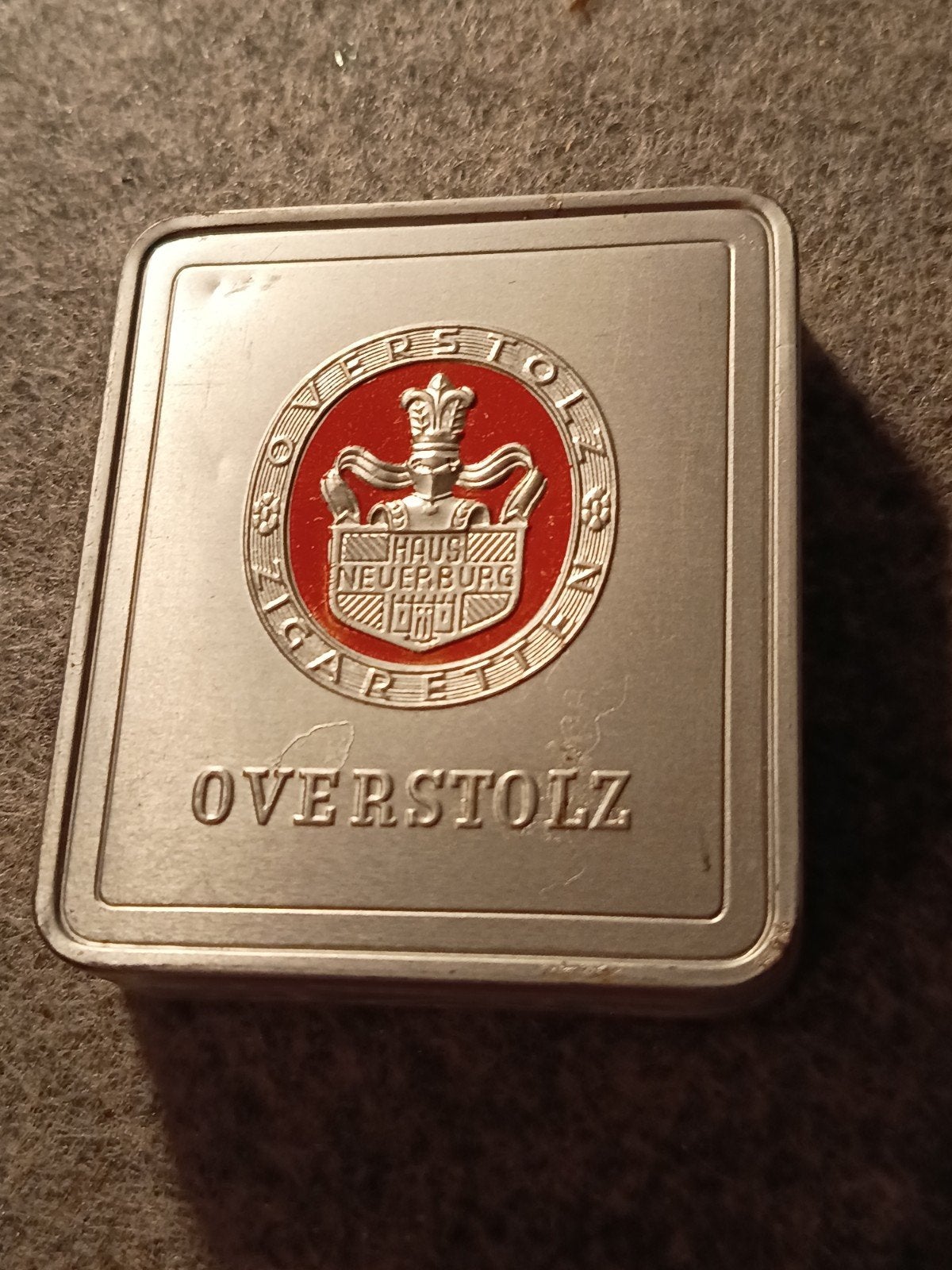 Wehrmacht sigaretten blikje Overstolz, Ophalen of Verzenden