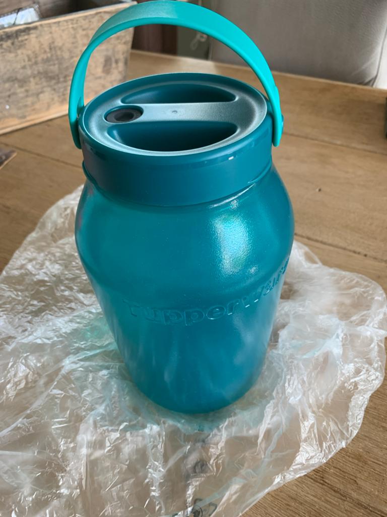 Tupperware Bus 3 Liter - Turquoise, Nieuw, 3 liter, Tupoerware, Verzenden