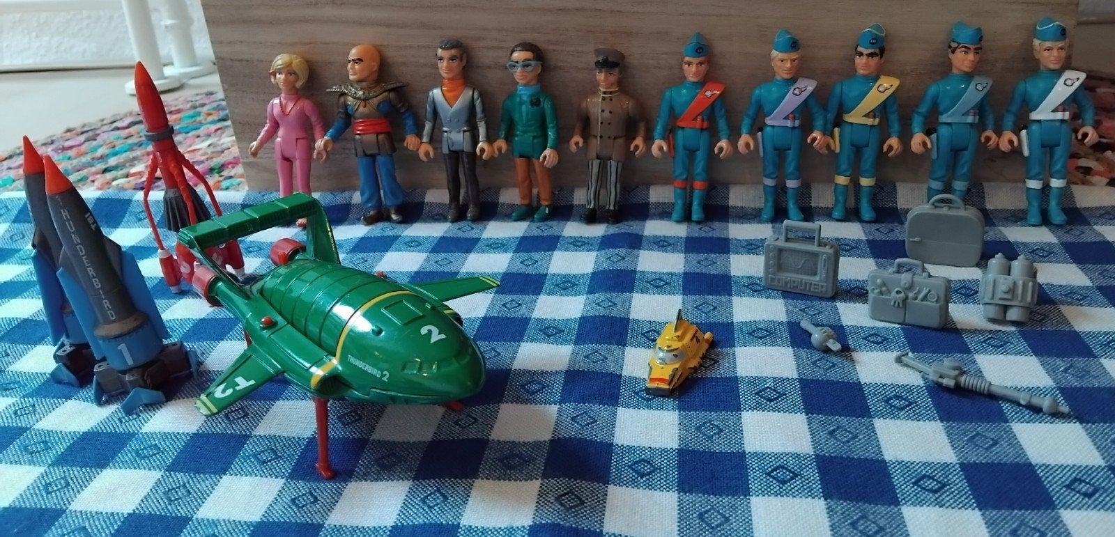Vintage Thunderbirds actiefiguren en voertuigen - 1992 -, Ophalen of Verzenden, Gebruikt