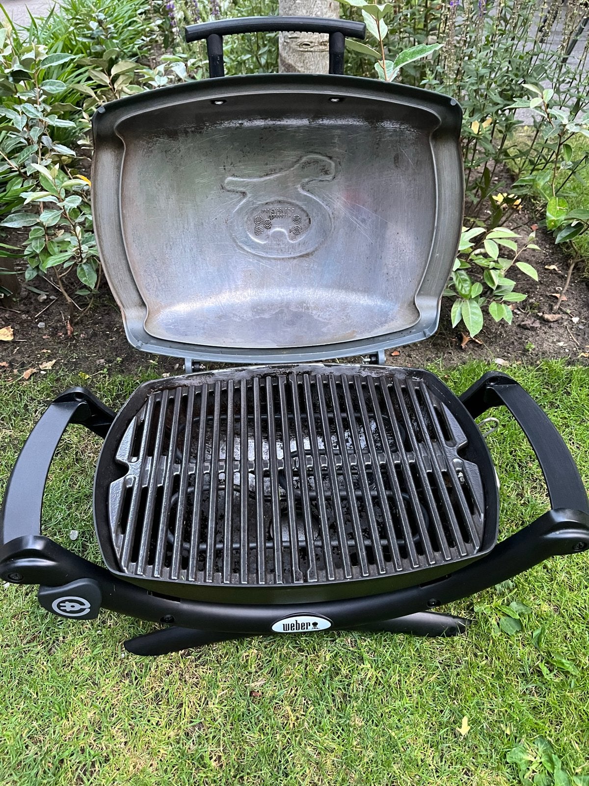 Weber Q1400 elektrische barbecue - Compact en Krachtig, Tuin en Terras, Elektrische barbecues, Ophalen, Gebruikt