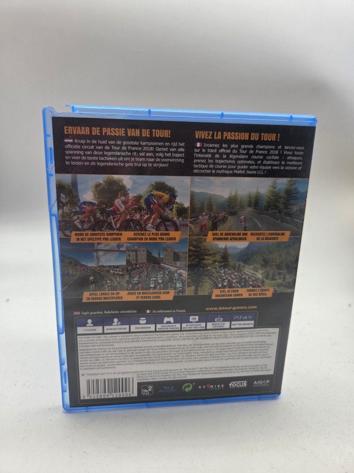 Tour de France 2018 PS4 - Wielrennen Game, Gebruikt, Contact@cyanide-studio.com, Cyanide Studio, 1 speler
