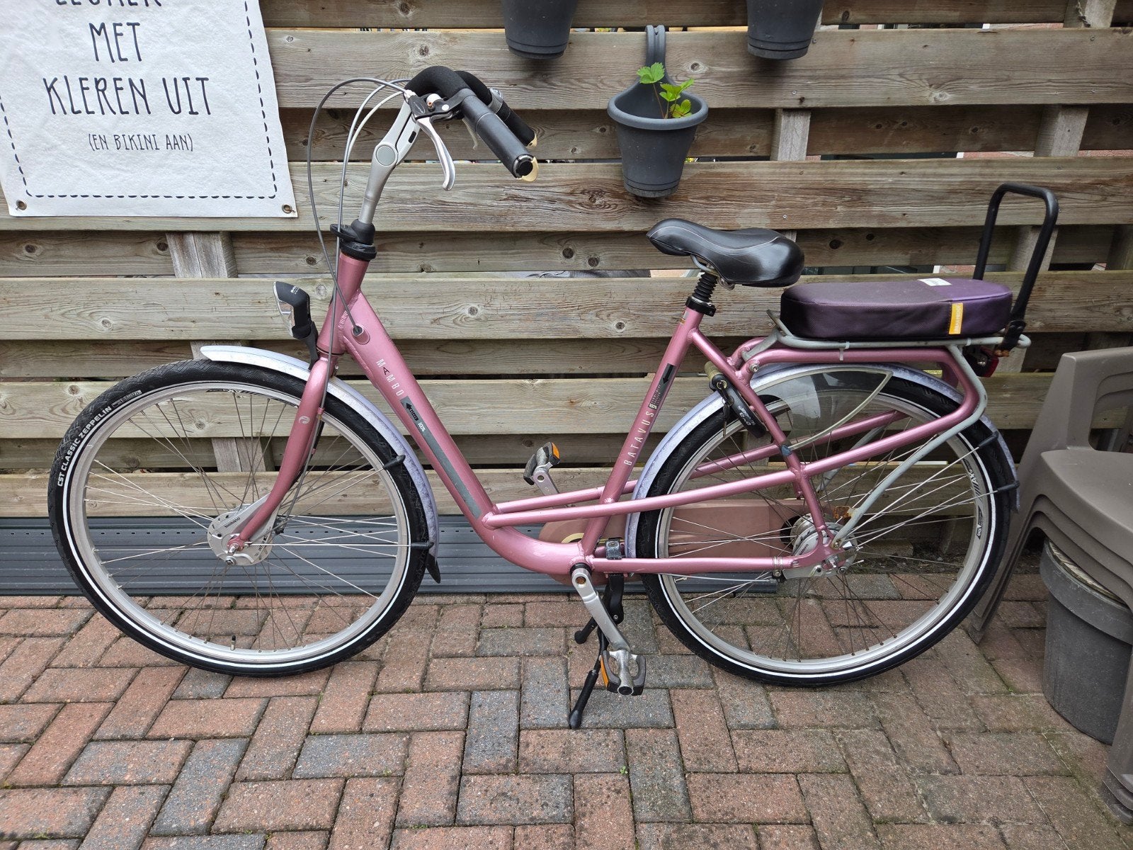 Batavus Mambo damesfiets - Roze met versnellingen, Fietsen en Brommers, Fietsen | Dames | Damesfietsen, Ophalen, Terugtraprem