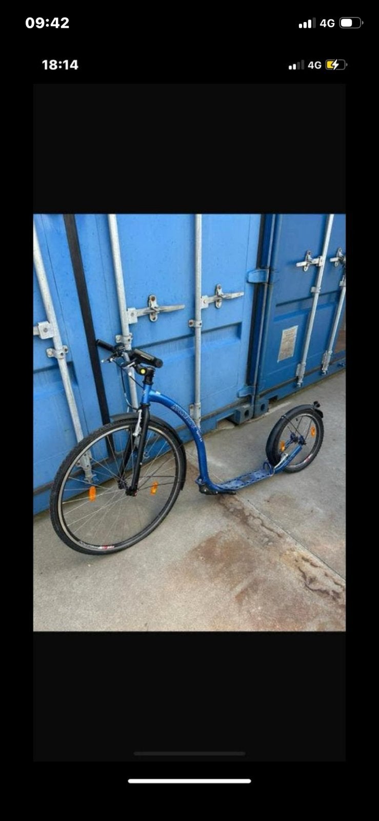 Kickbike bieden, Fietsen en Brommers, Ophalen of Verzenden, Zo goed als nieuw, Kickbike