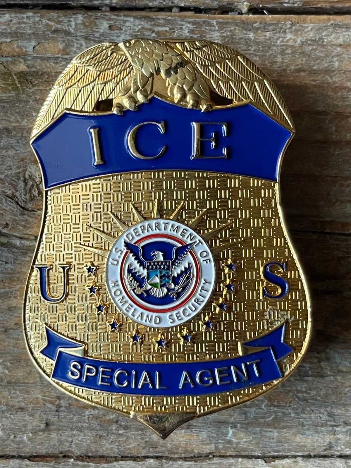 ICE Special Agent Badge + leren badgehouder – USA, Ophalen of Verzenden, Overige soorten, Amerika, Embleem of Badge