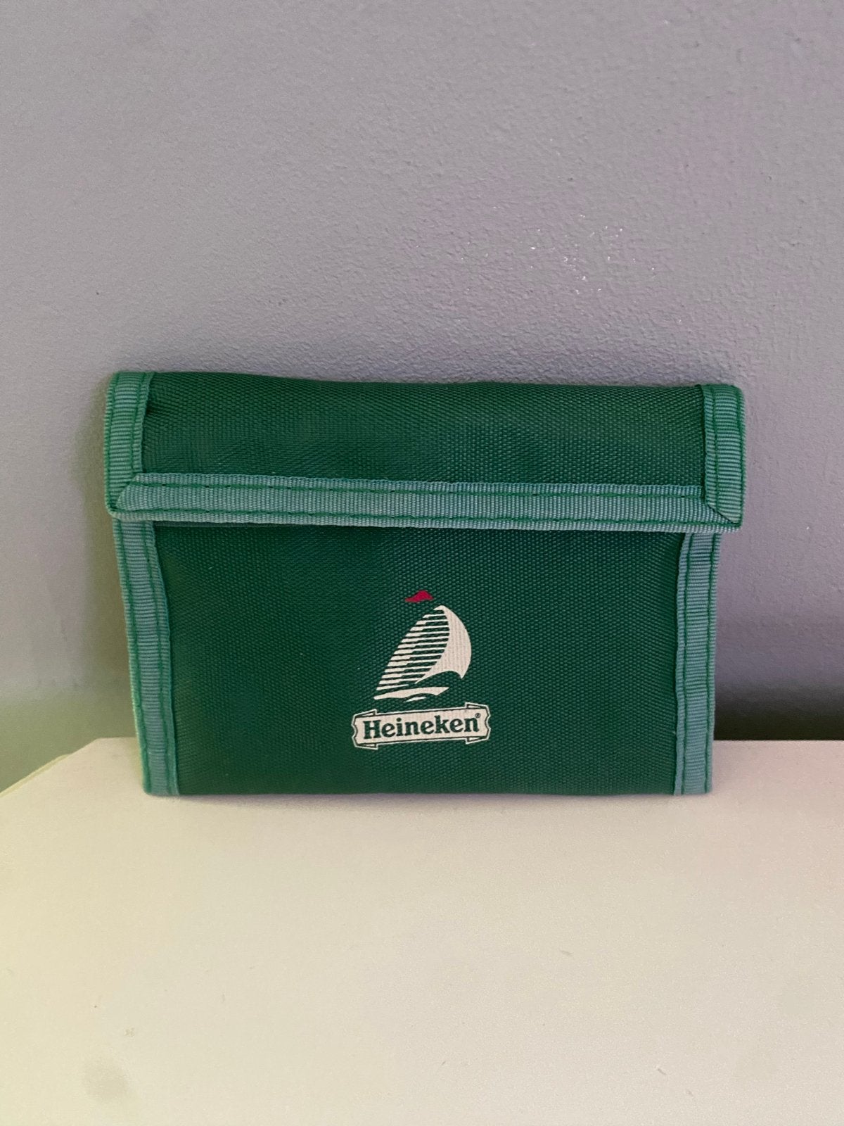 Heineken portemonnee - Groen, Ophalen of Verzenden, Gebruikt, Groen, Overige merken
