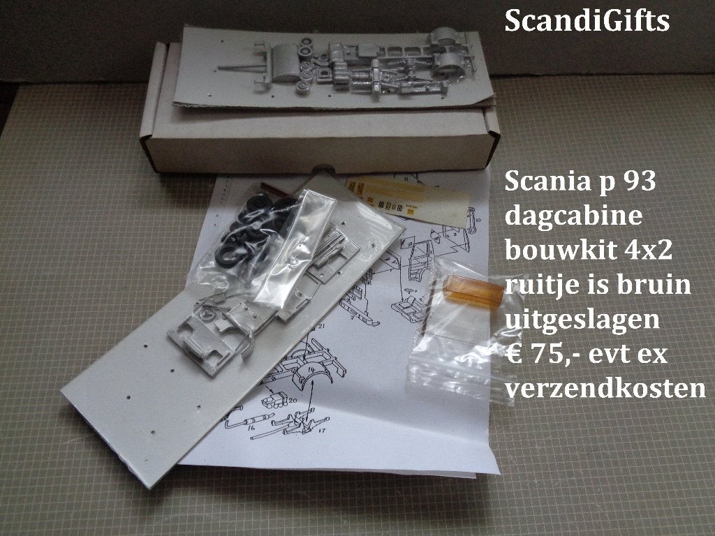 A Smith scania p dagcabine kit, Ophalen of Verzenden, Zo goed als nieuw, Bus of Vrachtwagen, Wsi