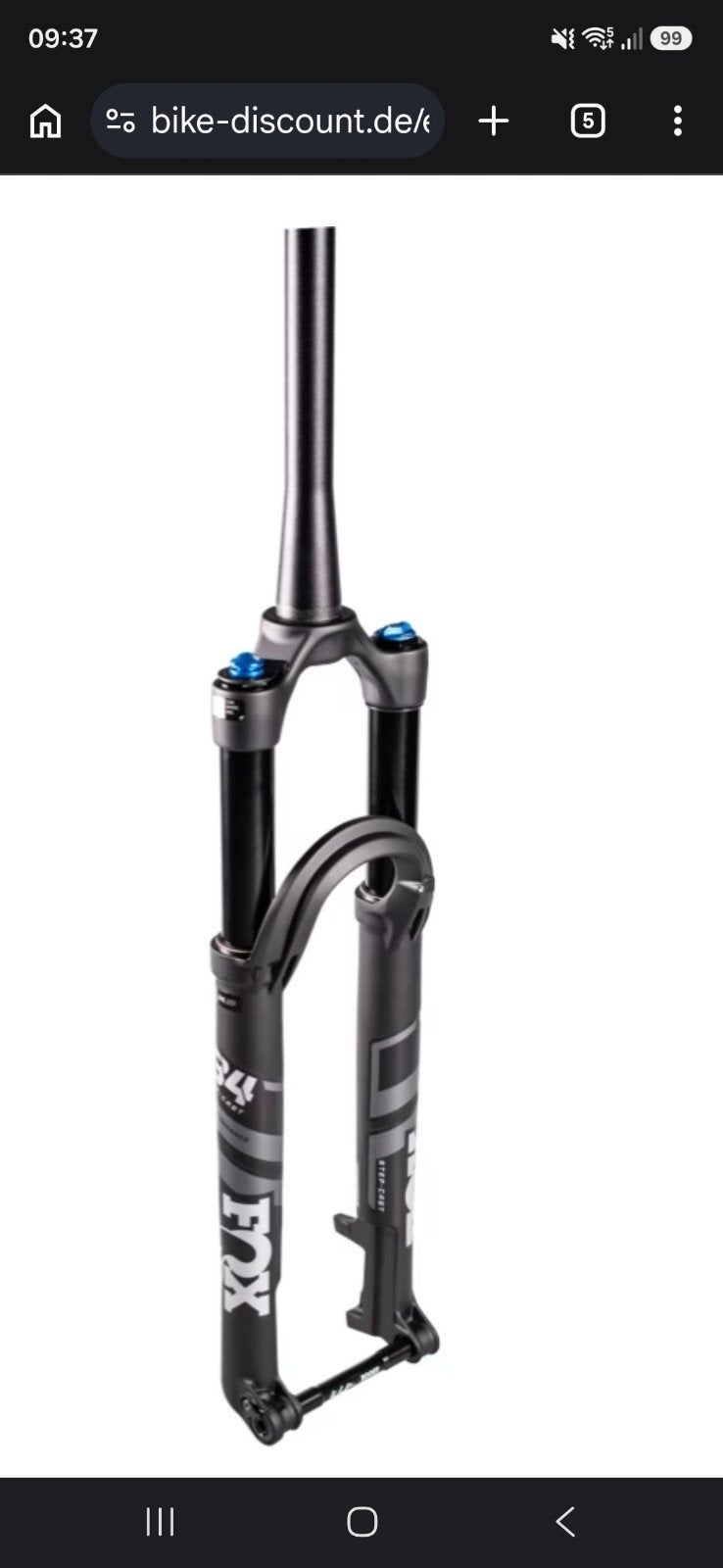 FOX 34 float stepcast 29 inch performance 120 mm boost, Ophalen, FOX, Zo goed als nieuw, Voorvork