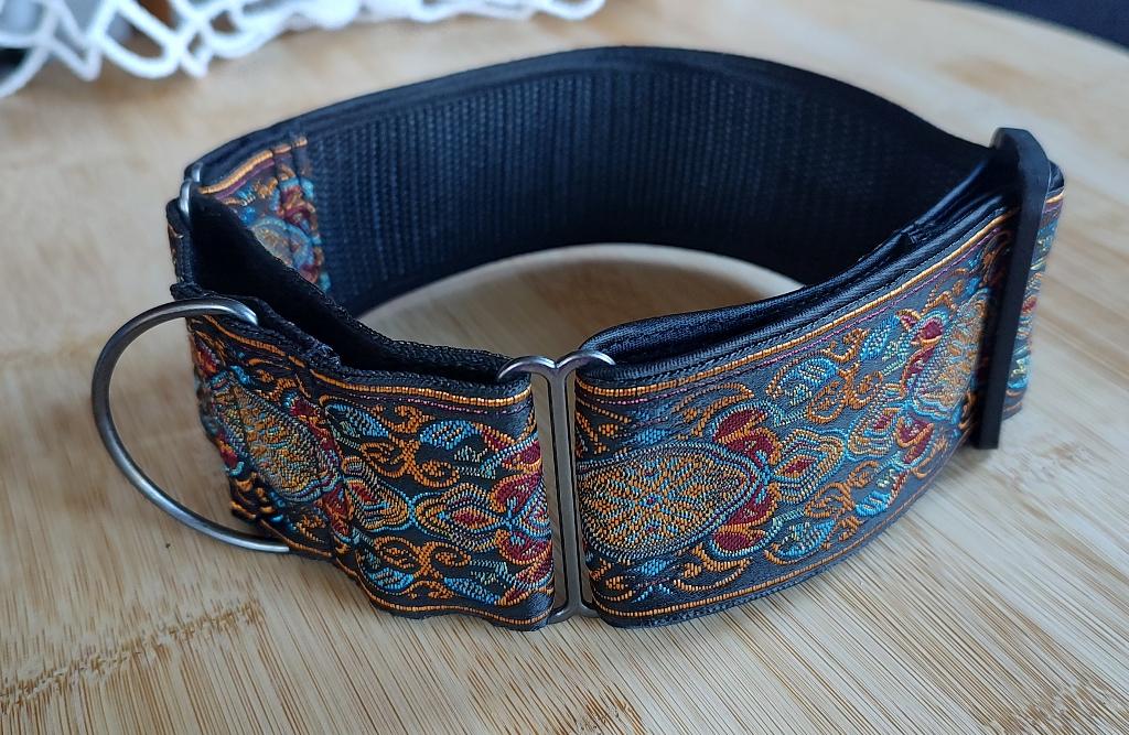 Handgemaakte martingale windhonden halsband 5cm breed, Dieren en Toebehoren, Ophalen of Verzenden, Handgemaakt, Nieuw