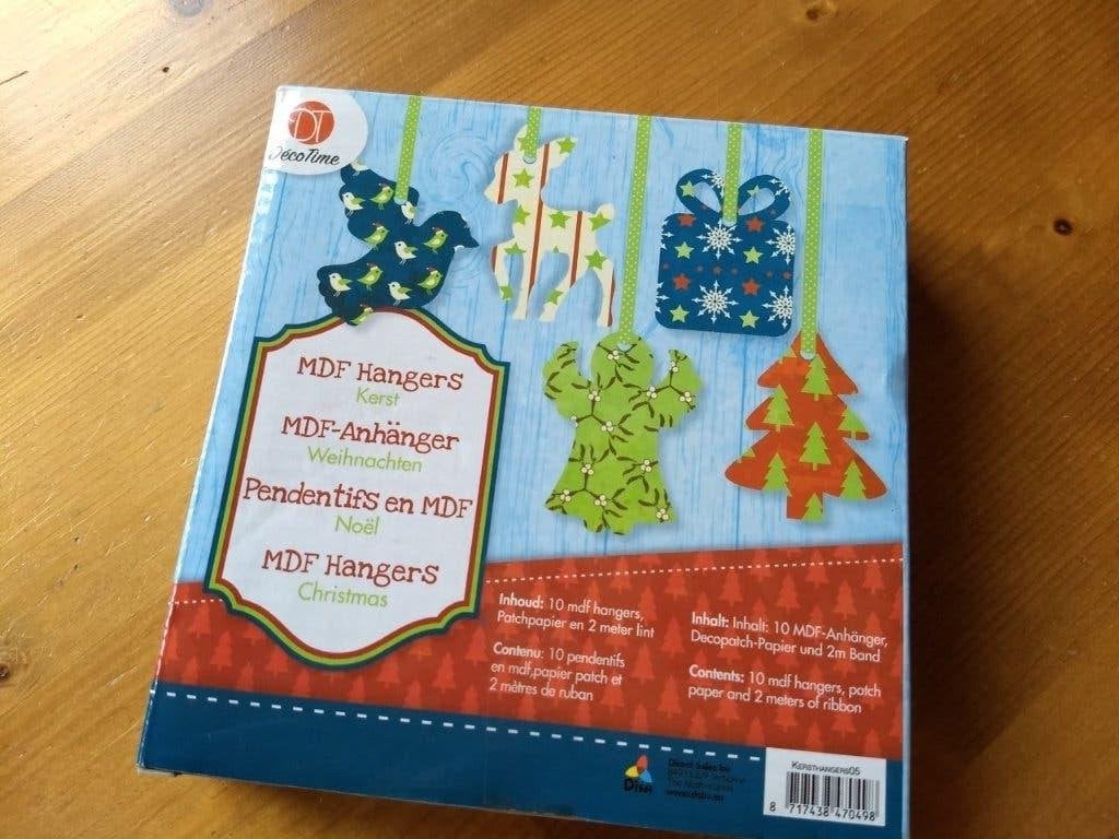 Kersthangers knutselpakket (nieuw), Diversen, Kerst, Ophalen of Verzenden, Nieuw