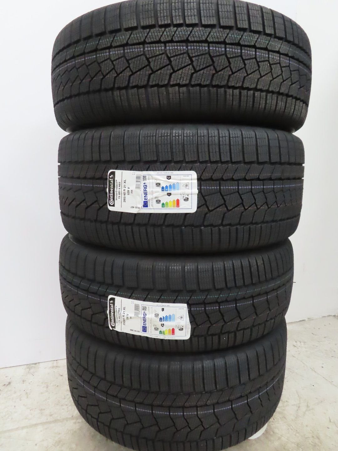 Originele Porsche Macan EV 21 inch velgen met winterbanden, 255 mm, -, -, Banden en Velgen