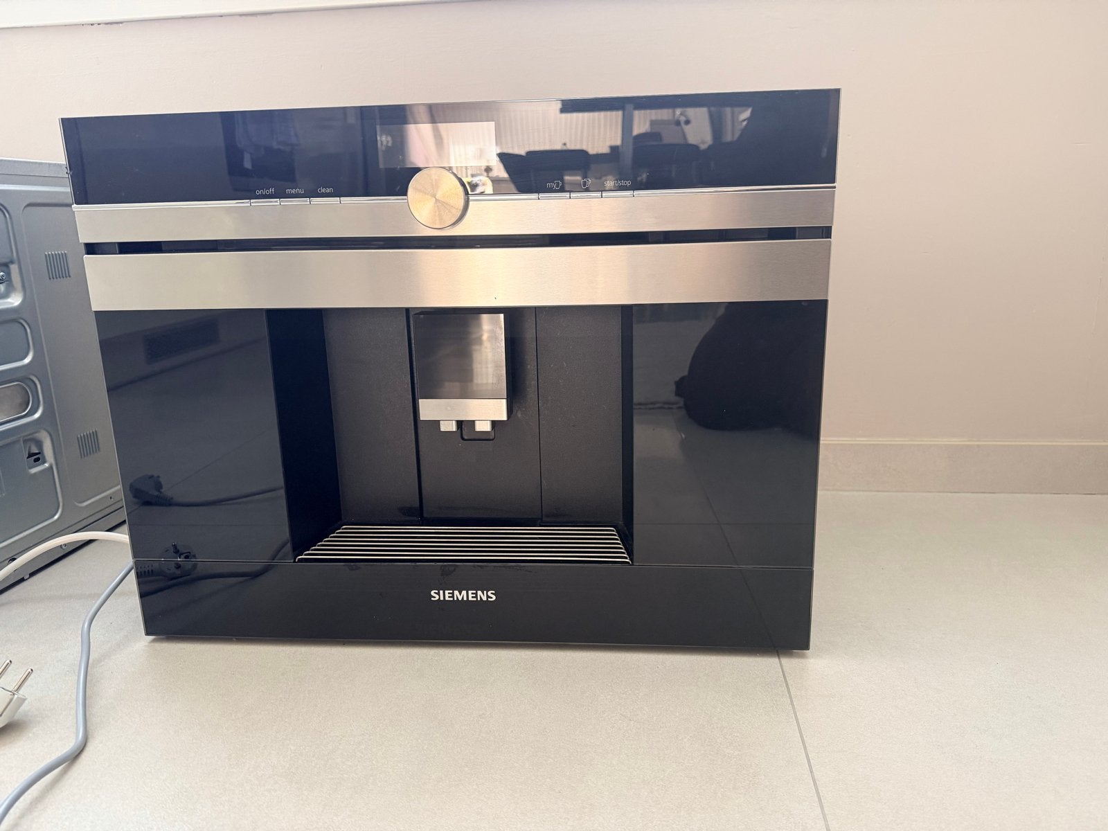 Siemens Inbouw Koffieautomaat - Volautomatisch Espresso, Ophalen, Gebruikt, Espresso apparaat, Koffiebonen