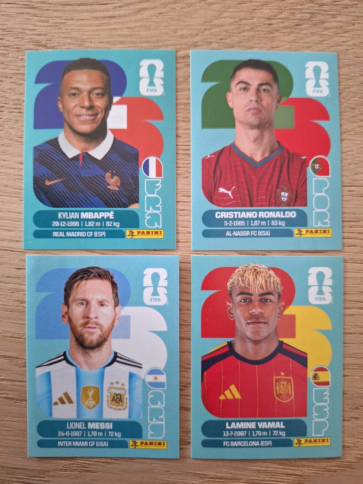 WK 2026 Panini Messi Yamal Mbappe Ronaldo, Verzenden, Nieuw, Meerdere stickers