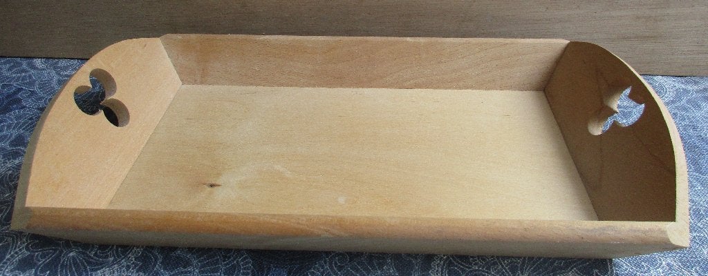 zgan blank houten dienblad - 35 x 20 x 6 cm, Huis en Inrichting, Woonaccessoires | Dienbladen, Ophalen of Verzenden, Zo goed als nieuw
