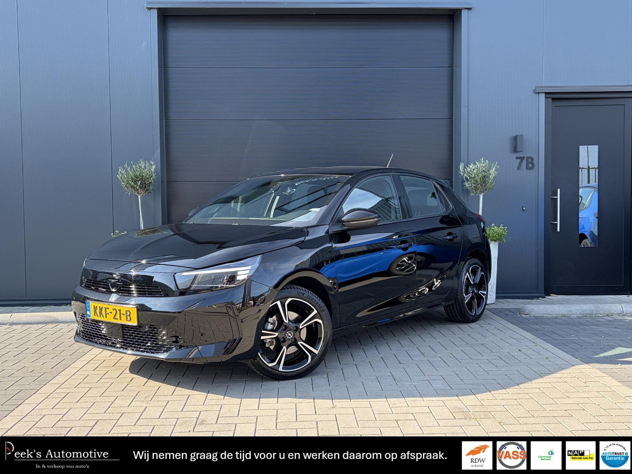 Opel Corsa 1.2 Turbo Hybrid GS | Airco | Carplay | Fabrieksg, Auto's, Opel, Stof, Gebruikt, Euro 6, 1199 cc