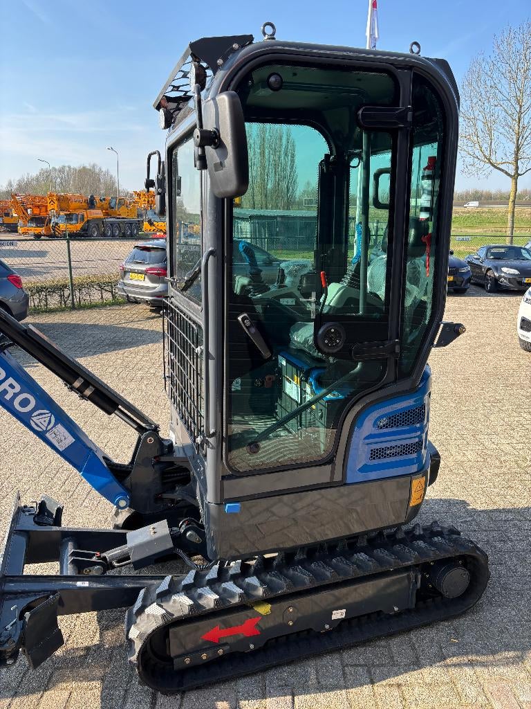 Rippa (kubota) R18 minigraver 1,8 ton met cabine, Ophalen of Verzenden, Graafmachine