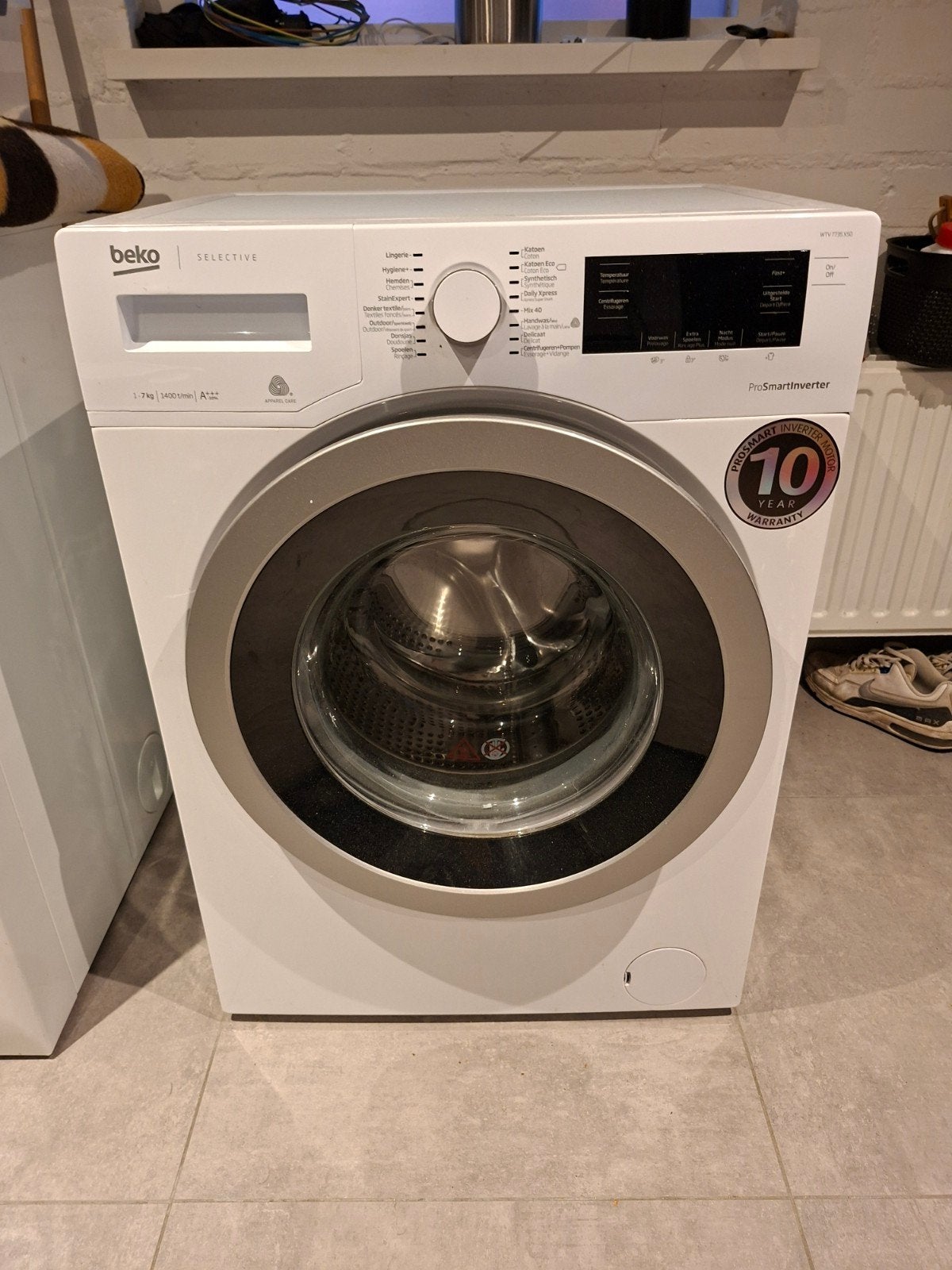 wasmachine Beko wtv7735 XSO, Ophalen, Gebruikt, Minder dan 85 cm, 1200 tot 1600 toeren
