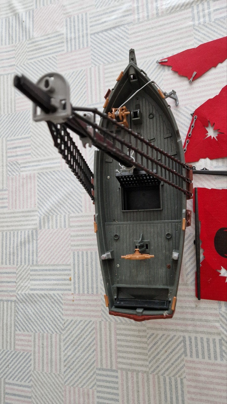 Playmobil Schip met Bemanningsleden en Veel Onderdelen, Ophalen of Verzenden