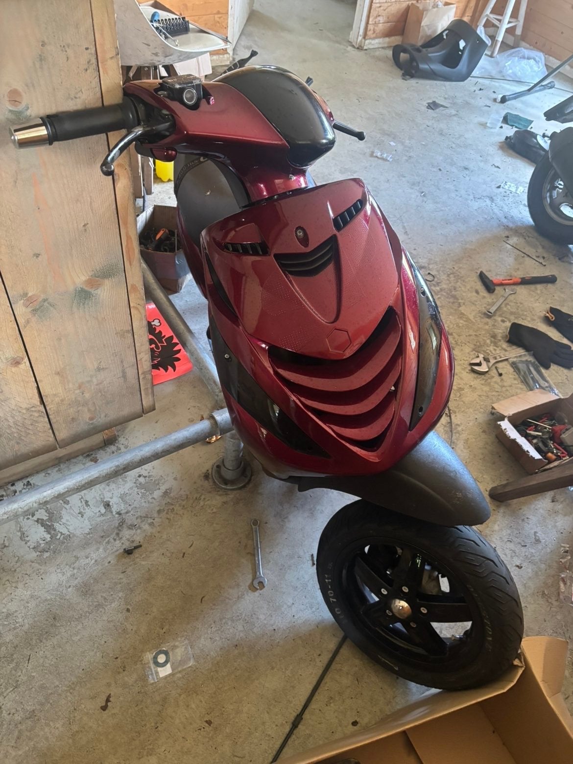 Zip brom frame zonder wok compleet, Ophalen, Gebruikt, Frame, Vespa