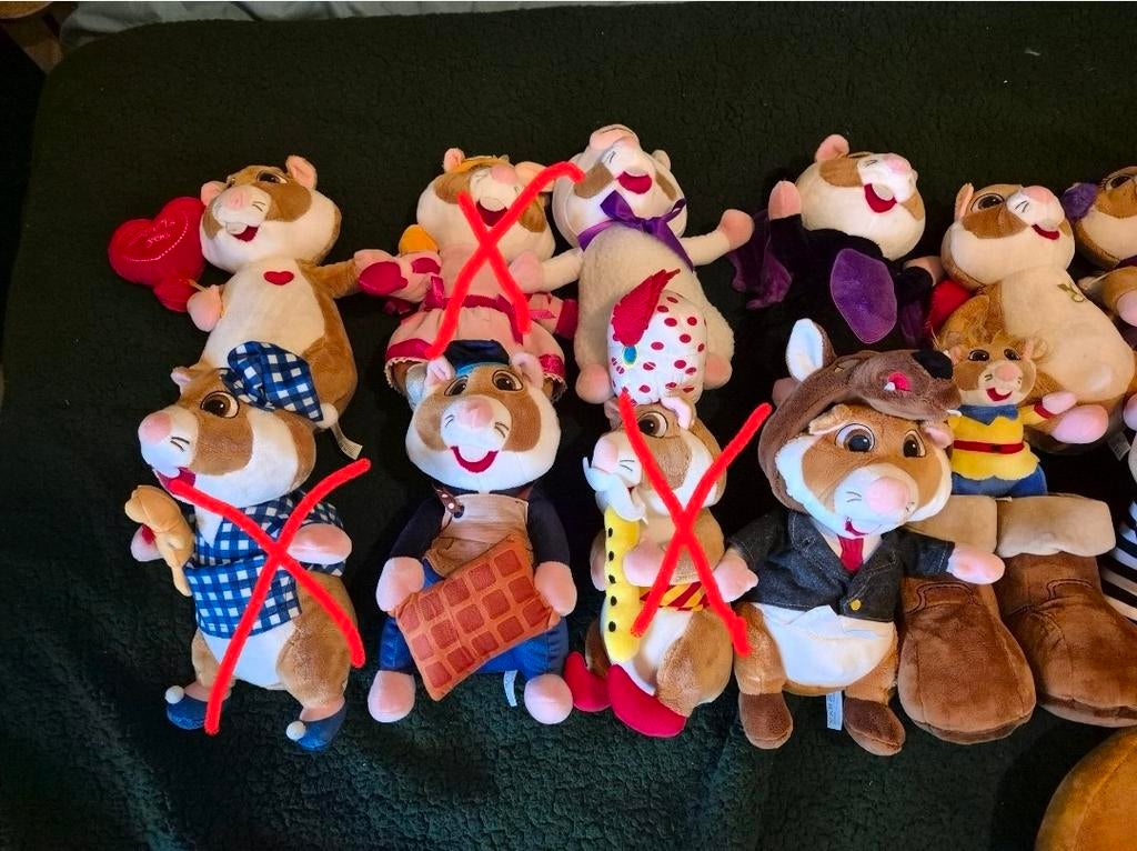 Hamster Knuffels - Diverse Kleding en Accessoires, Ophalen, Gebruikt, Hamster, Middelgroot (20 tot 80 cm)