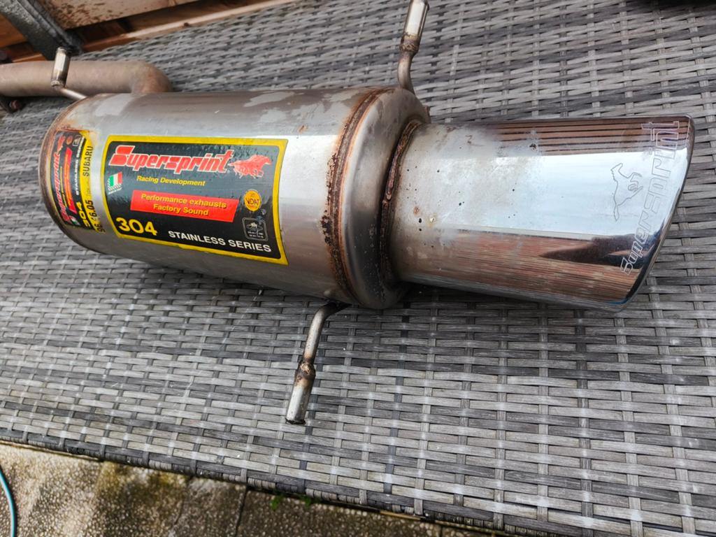 Supersprint uitlaat Subaru - 304 RVS - Performance Exhaust, Ophalen, Gebruikt, Subaru