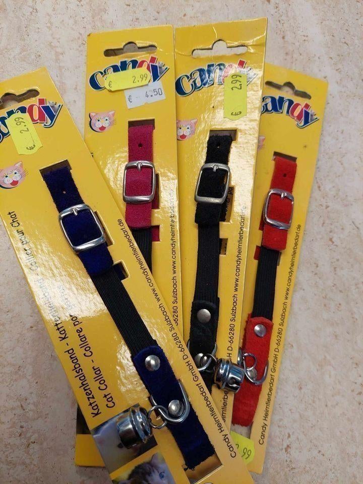 Leuke partij 100 kattenhalsbandjes halsbandjes kat NIEUW, Ophalen of Verzenden, Nieuw