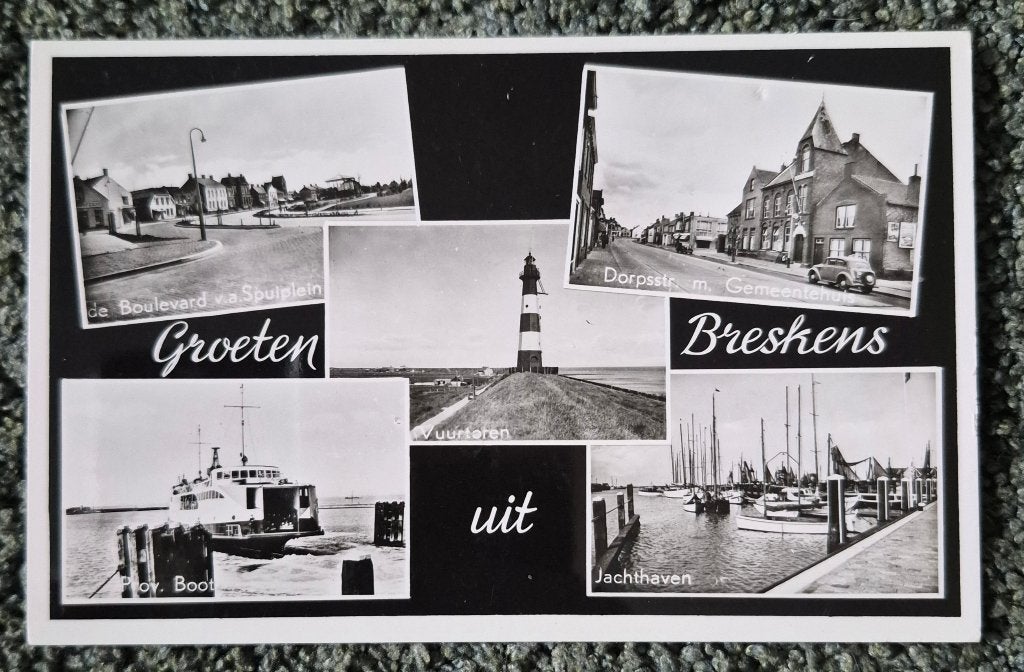 Groeten uit Breskens, Ophalen of Verzenden, 1960 tot 1980, Ongelopen, Zeeland