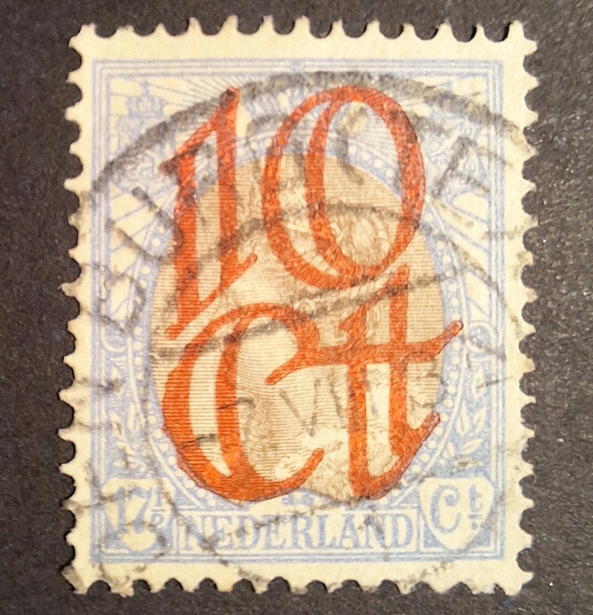stempel DEN BURG ( TEXEL) op npvh 118, Postzegels en Munten, Ophalen of Verzenden, Nederland