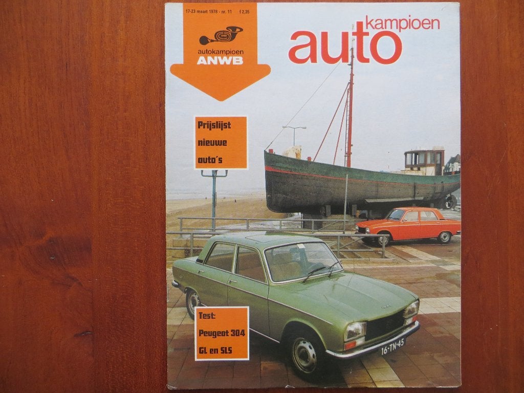 Autokampioen 11 1978 Peugeot 304 GL en SLS, Sapporo, Galant, Ophalen of Verzenden, Nieuw, Peugeot