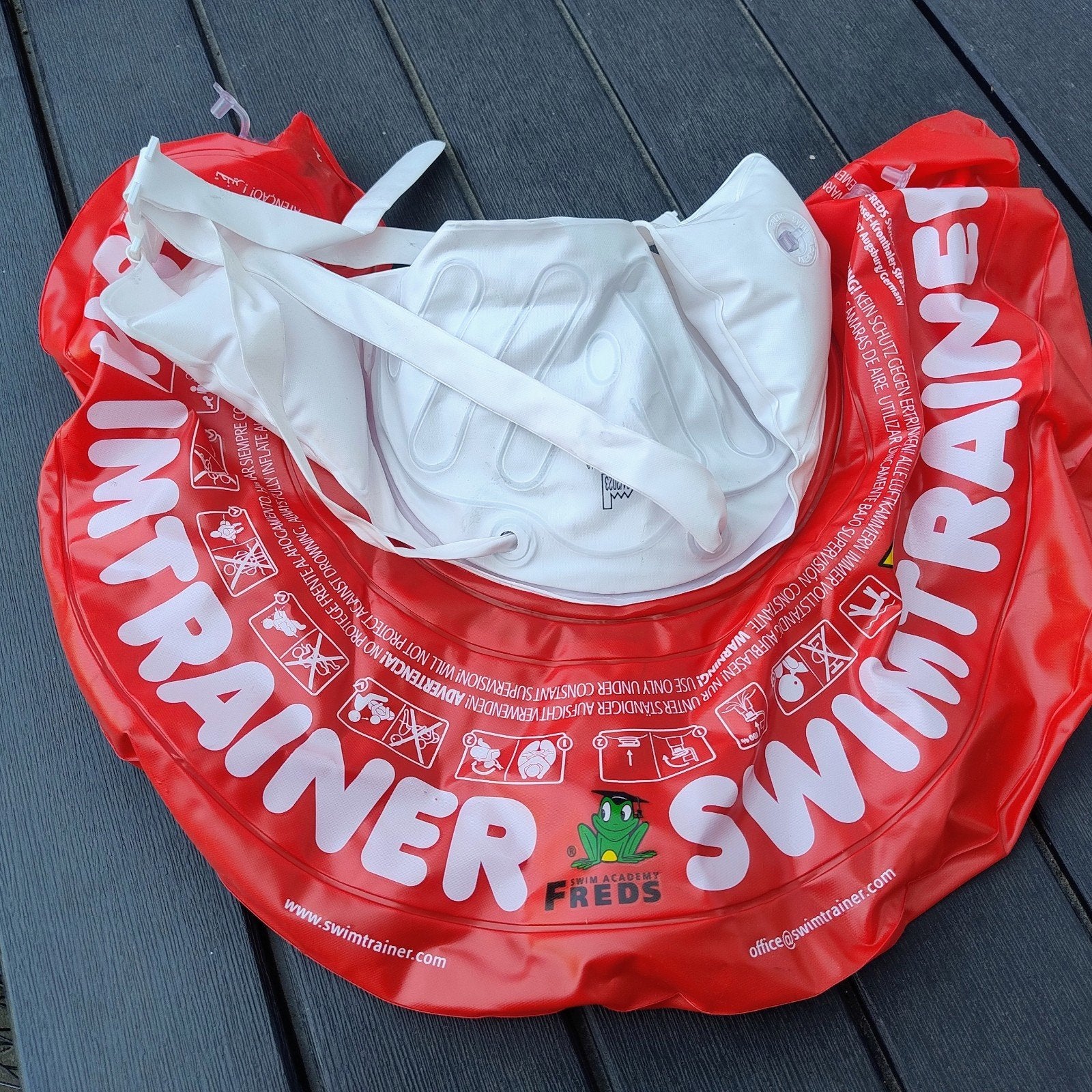 FRED'S SWIMTRAINER Classic Rood - Zwemband voor baby's, Ophalen of Verzenden