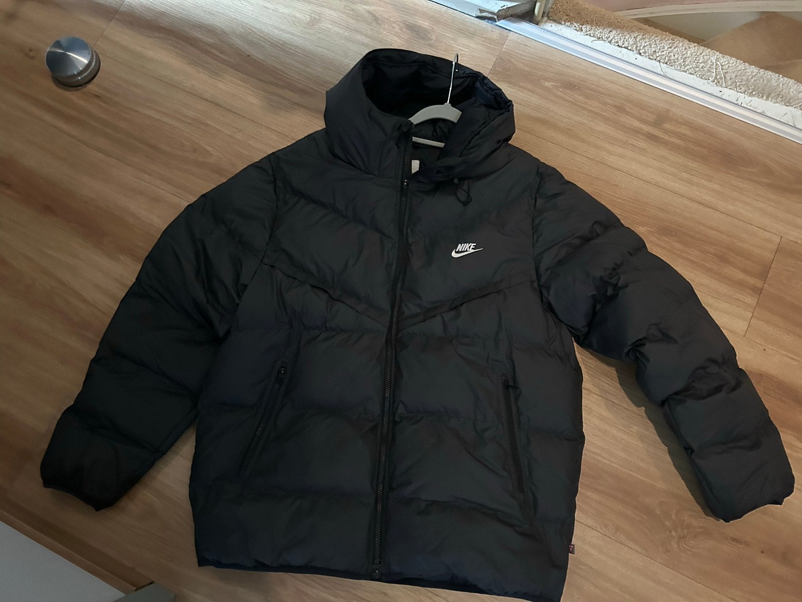Nike Storm-FIT Puffer Jacket Zwart - Maat xl, Ophalen of Verzenden, Gedragen, Maat 56/58 (XL), Zwart