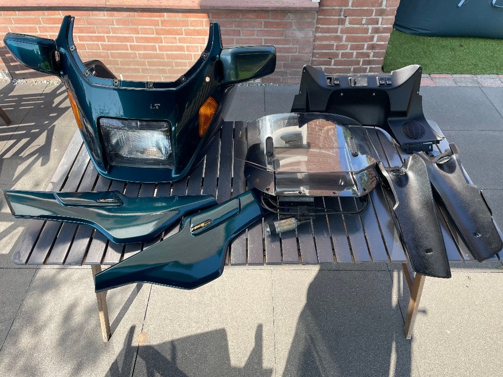 Complete BMW K1100LT kuipset 1993 groen metallic, Ophalen