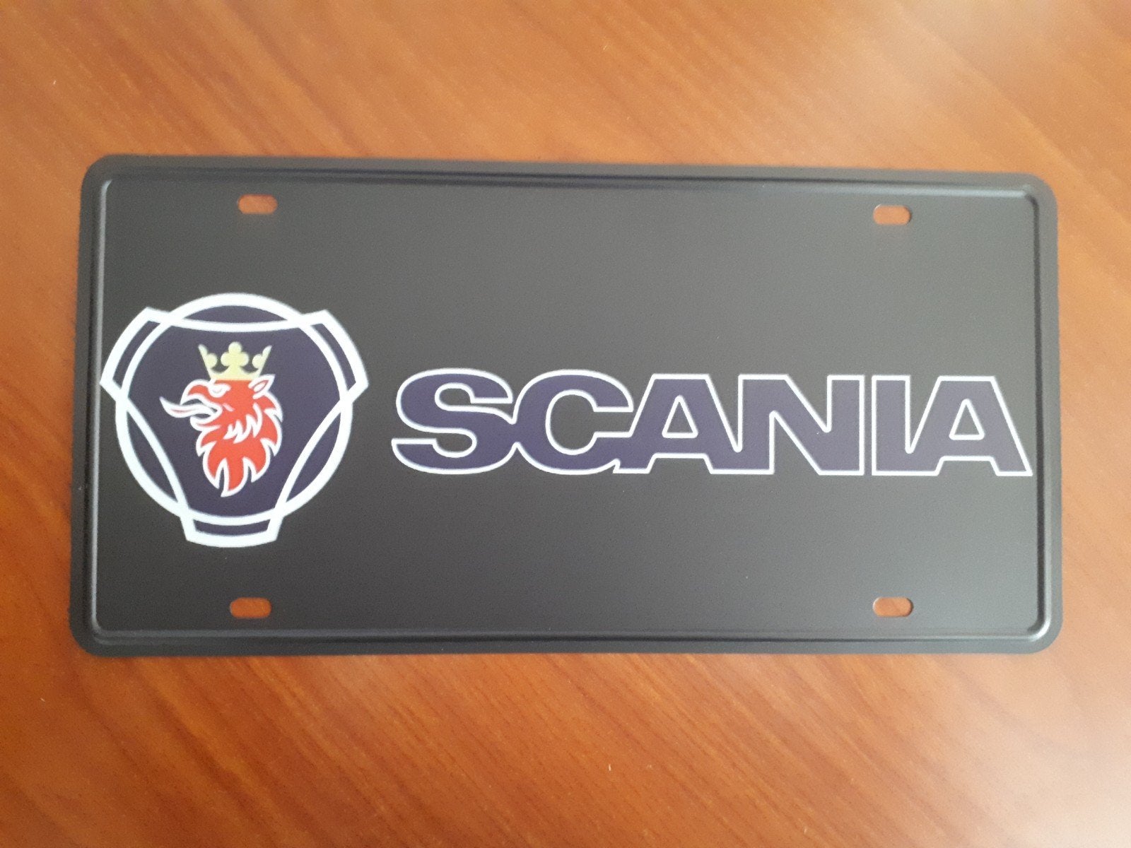 Scania 15x30 cm Metalen Reclamebord, Ophalen of Verzenden, Nieuw, Reclamebord