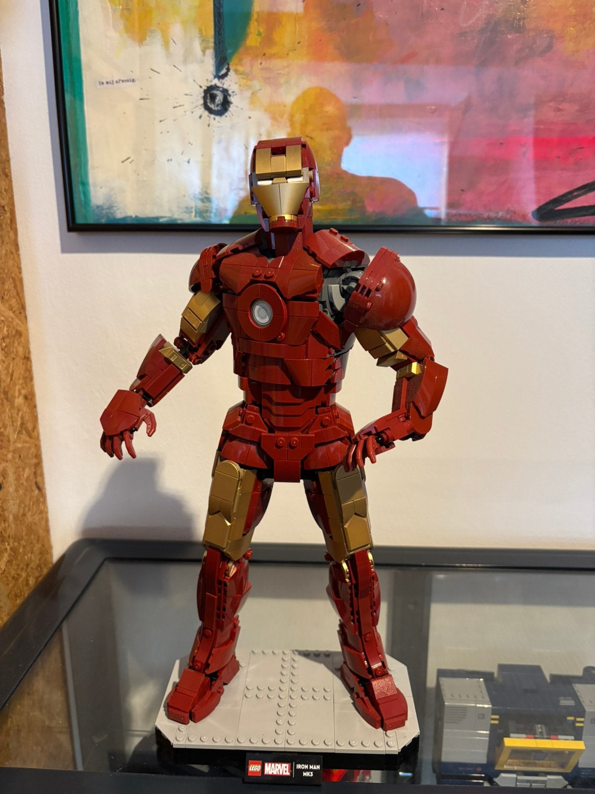 Lego Iron man figuur, Marvel, Lego, Ophalen of Verzenden, Zo goed als nieuw
