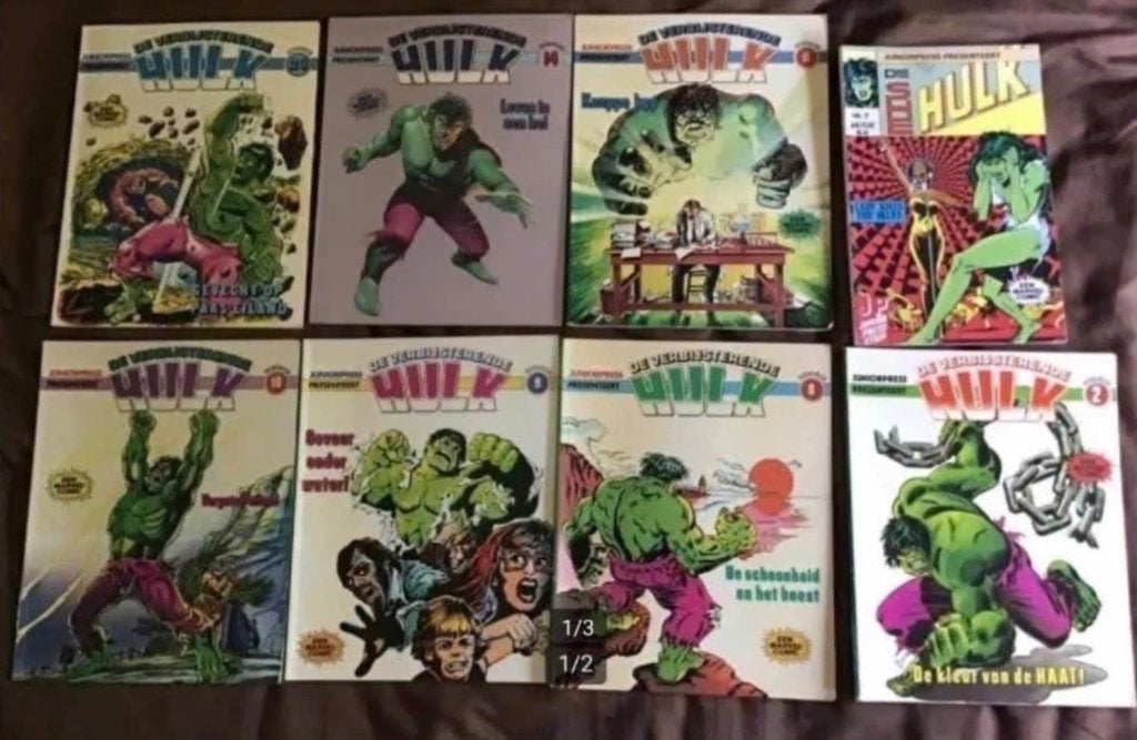 8 delen de verbijsterende Hulk met extraatje., Boeken, Meerdere comics, Ophalen of Verzenden, Gelezen, Europa