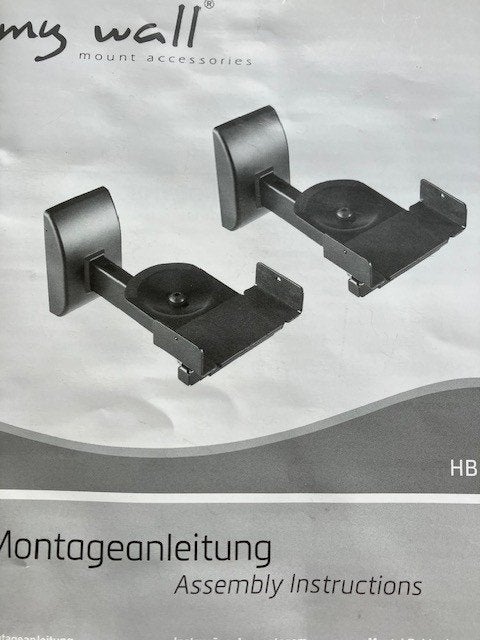 set wandsteunen voor speakers, Ophalen, Minder dan 60 watt, Overige merken
